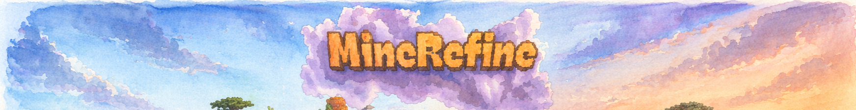 MineRefine Minecraft server promotional banner