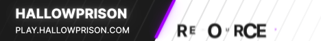 HallowPrison Minecraft server promotional banner